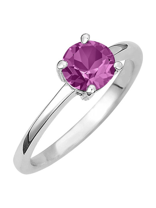 Verorama Single Stone from Silver