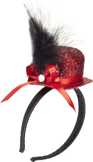 Glitter Carnival Headband Red