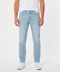 Hollister Παντελόνι Τζιν Slim Straight Fit Μπλε Hollister Παντελόνι Τζιν Slim Straight Fit Μπλε