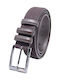 Δερμάτινα 100 Men's Leather Belt Brown