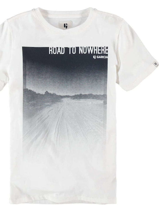 Garcia Jeans Παιδικό T-shirt Λευκό
