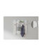 Asir Group Wall Hanger Wooden 4 Hooks White 70x18x70cm