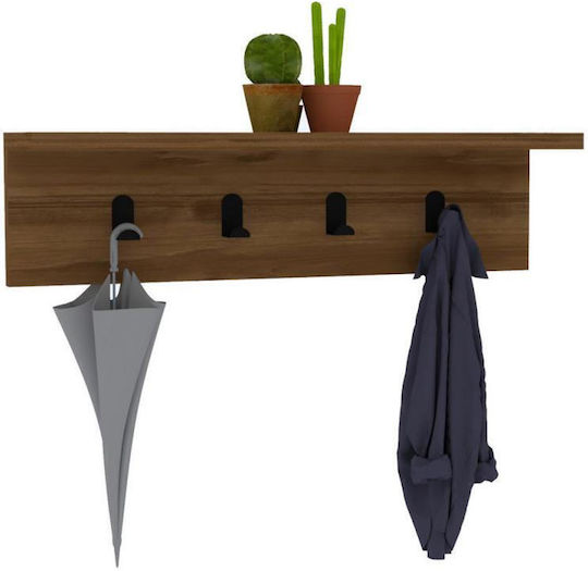 Asir Group Agățător De Perete Din Lemn Cu 4 Compartimente 14.5x16.3x60cm Asir Group Agățător De Perete Din Lemn Cu 4 Compartimente 14.5x16.3x60cm