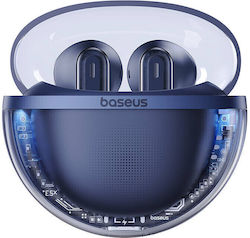 Baseus Bowie E5x Earbud Bluetooth Handsfree Ακουστικά με Θήκη Φόρτισης Μπλε