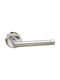 Viometale Lever Middle Door with Rosette Left 06.1040 06.1040 with Rosette Silver