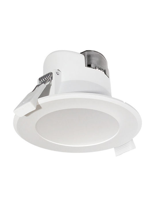 Power Led Round Recessed Spot White 14.5x14.5cm. 1pcs