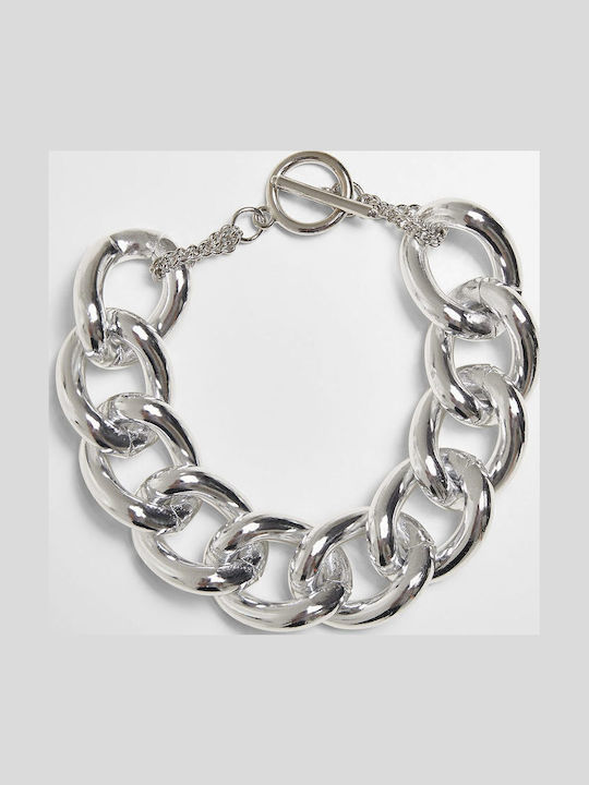Urban Classics Herren Silberne Kette Hand