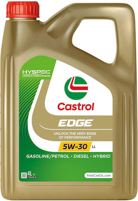 Castrol Edge Synthetic Car Lubricant 5W-30 LL 4lt