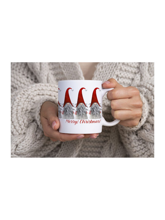 Christmas Mug Ceramic White 1pcs