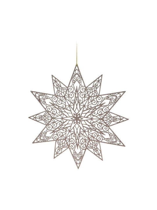 Κρεμαστή Christmas Snowflake Ornament Gold