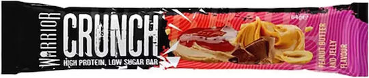 Warrior Crunch Μπάρα με 20gr Πρωτεΐνης & Γεύση Peanut Butter & Jelly 64gr