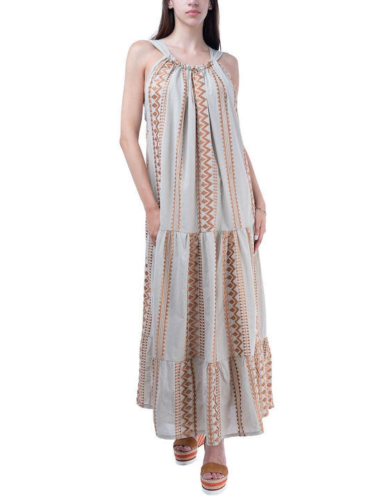 Coocu Summer Maxi Dress Beige