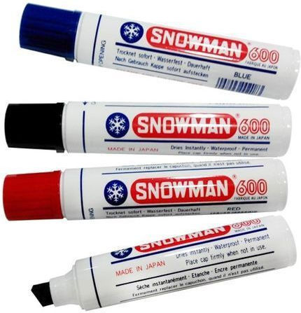 Snowman Ανεξίτηλος Μαρκαδόρος Black 2mm