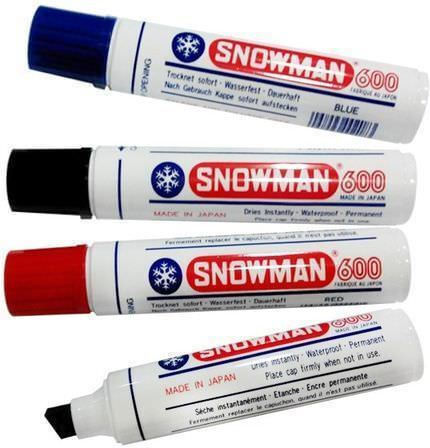 Snowman Permanent Marker 2mm Black 1Stück