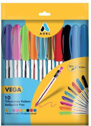Adel Ballpoint Σετ 10τμχ
