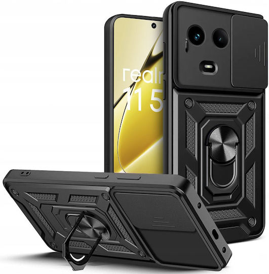 Tech-Protect CAMSHIELD PRO Back Cover Silicon / Plastic Magnetic Negru (Realme 11)