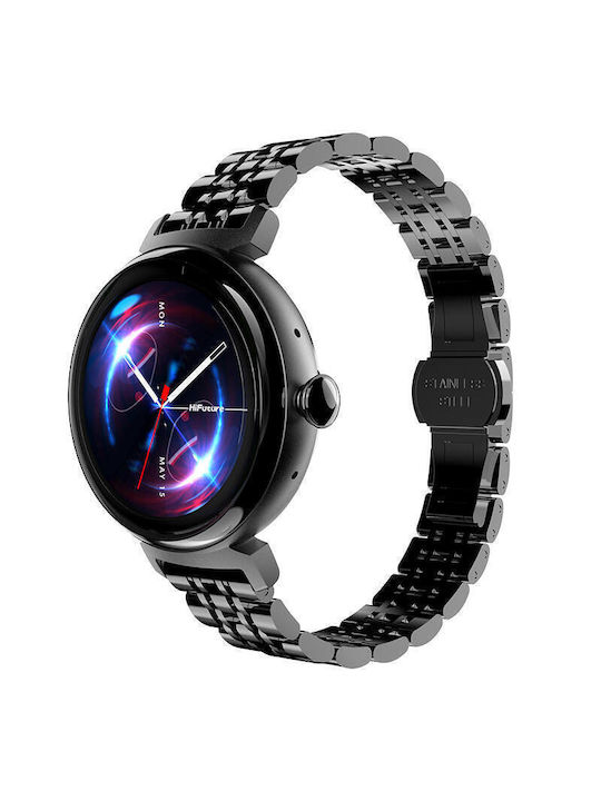 HiFuture Aura Smartwatch with Heart Rate Monitor (Black)