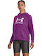 Rival Long Women's Sweatshirt Hooded Fuchsia