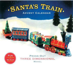 Caspari Advent Calendar Santa's Train