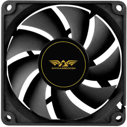 Armaggeddon Silent 14 Case Fan 140mm 900rpm 45.5cfm Without LED Lighting And 4-Pin Molex Connection
