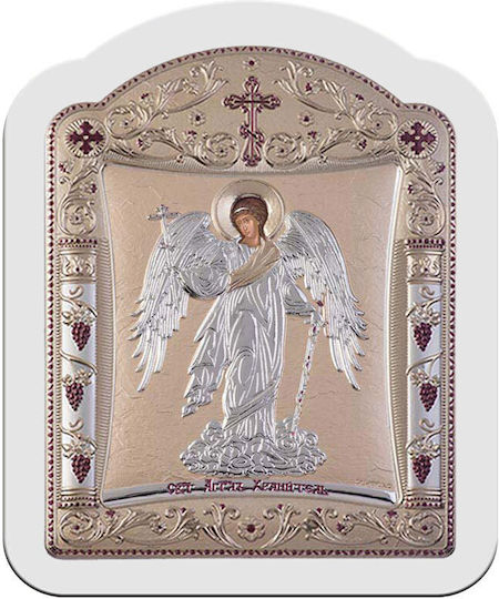 Slevori Εικόνα Schutzengel Silber 34.5x44.5cm