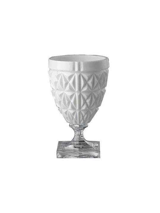 Mario Luca Giusti Stella Vino Glass Beer, μπίρας made of Glass in White Color Goblet 1pcs