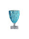 Mario Luca Giusti Glass Beer, μπίρας made of Plastic in Turquoise Color Goblet