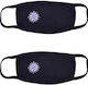 Moda4u Protective Mask Fabric Black MA49 2pcs