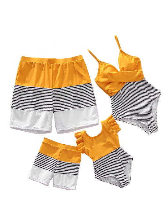 Babykids Triangle Bikini Top Yellow