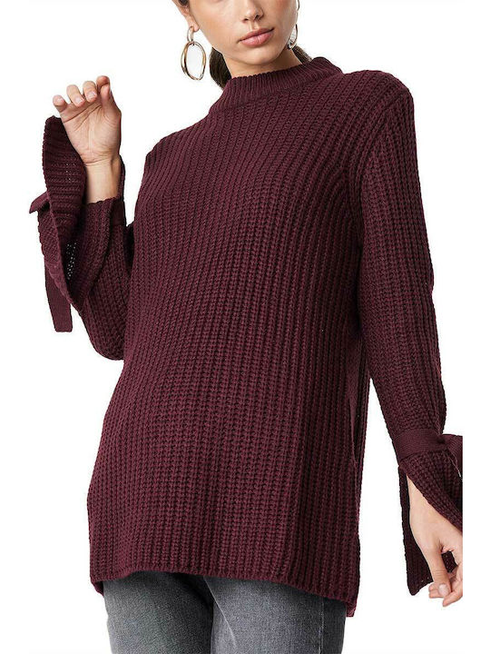 Rut & Circle Rut Women's Long Sleeve Pullover Cherry