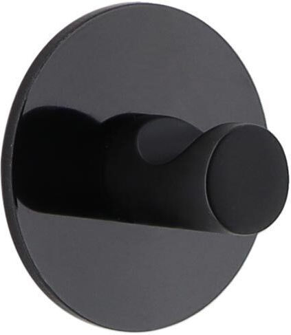 Single Wall-Mounted Bathroom Hook ​4.3x2.5cm Black