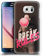 Zagg Break The Rules Back Cover Σιλικόνης Πολύχρωμο (Galaxy S6)