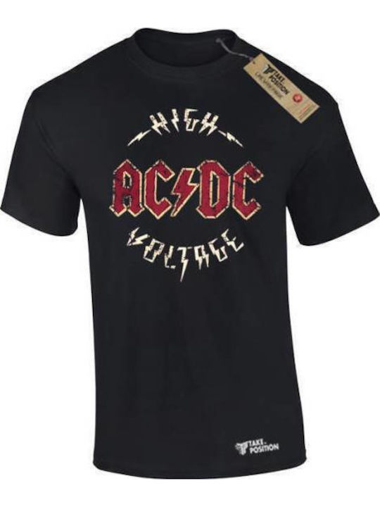 Takeposition Hight Voltage T-shirt AC/DC Black