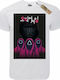 Takeposition Unisex T-cool T-shirt Tintenfisch-Spiel Weiß
