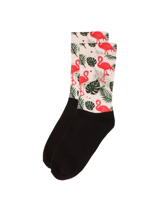 Trendy Printed Women's Socks Multicolour