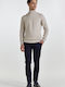 Langarm-Pullover Beige