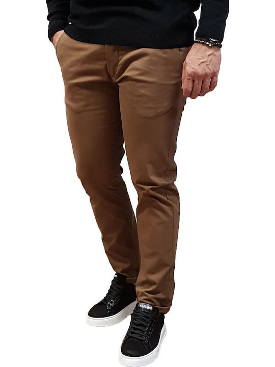 Vittorio Artist Anzughose Slim Fit Tabacco