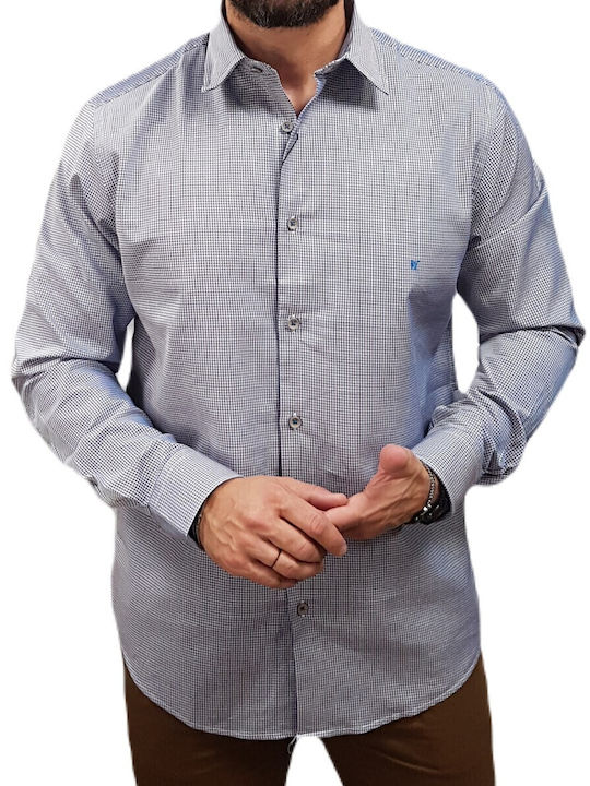 Visconti Cu mânecă lungă Denim Cămașă albastru ...