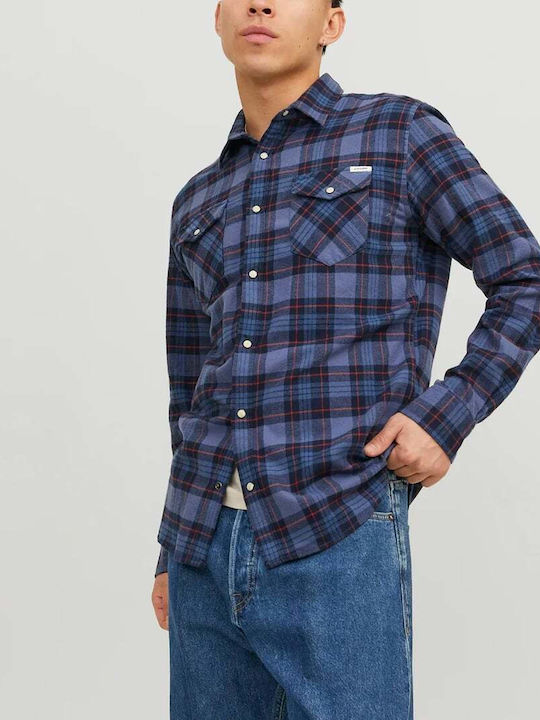 Jack & Jones Men's Shirt Long Sleeve Checked ''...