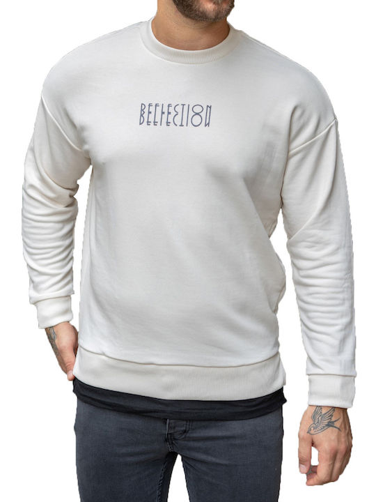 Huxley & Grace Herren Sweatshirt Ecru