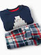 Zippy Kinder Schlafanzug Winterlich Fleece Dark Blue Set