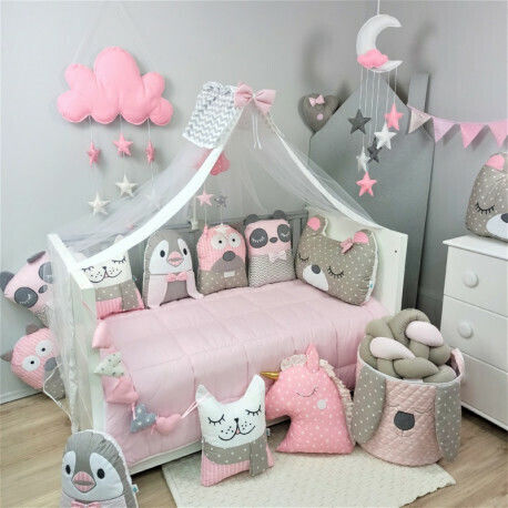 Baby Star Plasă Împotriva Țânțarilor Bebe Pentru Pătuț Tiny Friends Roz Baby Star Plasă Împotriva Țânțarilor Bebe Pentru Pătuț Tiny Friends Roz