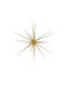 Plastic Christmas Decorative Pendant Star 38x38x38cm Gold