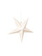 Christmas Decorative Pendant Star Paper White 90x90x90cm