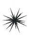 Christmas Decorative Pendant Star Plastic Black 21x21x21cm