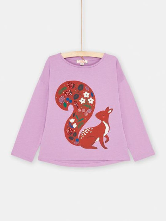 Dpam Kids Blouse Long Sleeve Purple