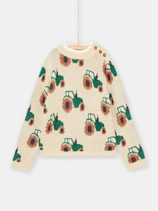 Dpam Kids Sweater Long Sleeve Beige