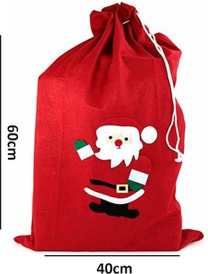 XMASfest Christmas Sack for Gift Red 60x40cm.