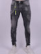 Men's Jeans Pants with Slim Fit Gray