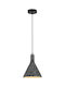 Viokef Pendant Light Black Rail with Socket E27 17x200x20cm